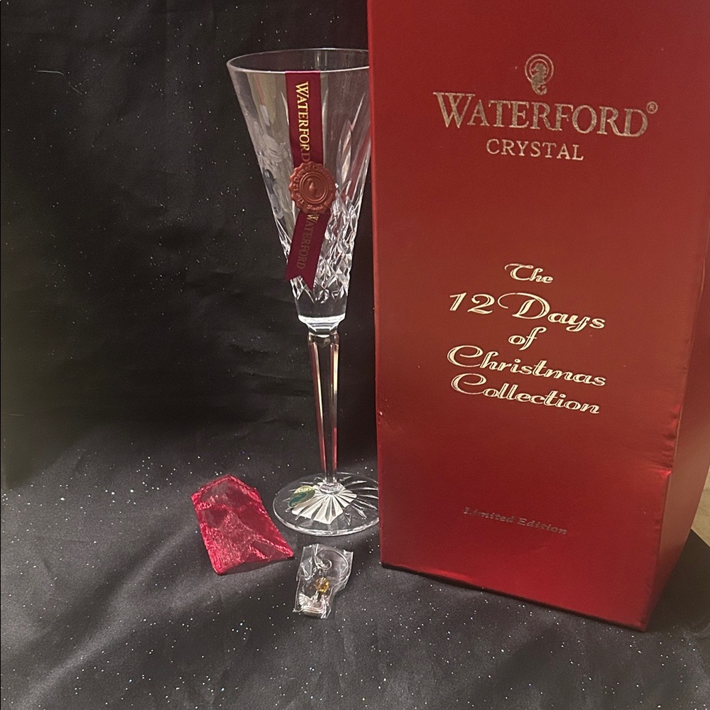 Waterford Crystal 2006 12 Days Flute “3 French Hens” NIB (LC) - Picture 3 of 12